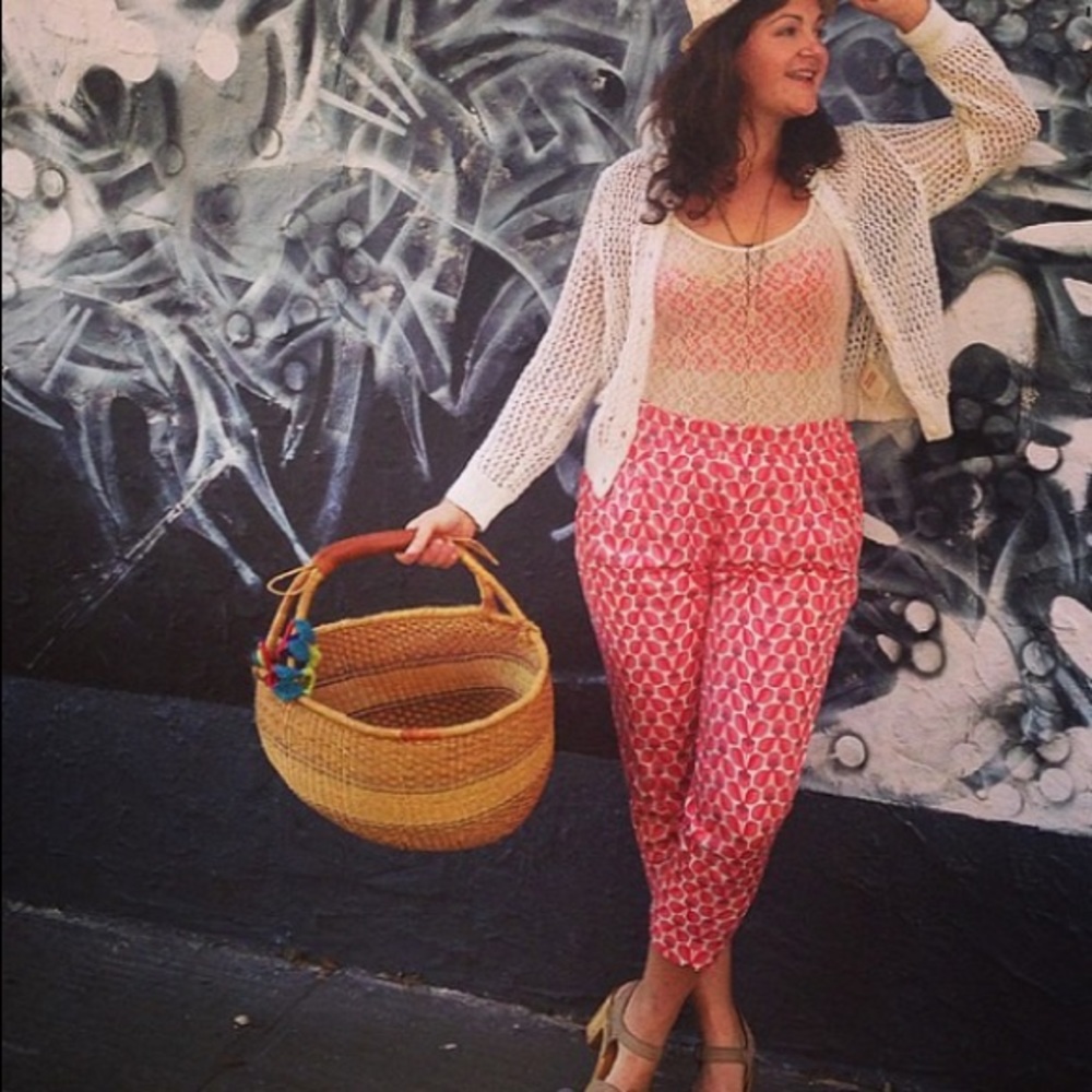 Open-knit People Tree Craft Handmade Cardi Size M